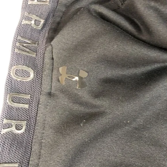 Under Armour Pants Men 2Xlarge XXL Black Joggers Spelled Out Logo Basketball Gym - Picture 4 of 8